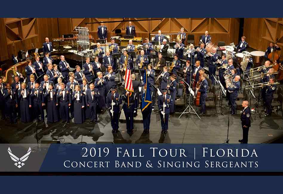 Come see the Air Force's Concert Band and Singing Sergeants perform at