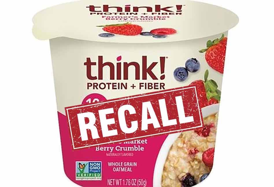 Food Recall alert Think! issues voluntary recall on undeclared tree