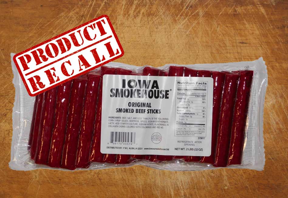ABBYLAND FOODS, INC. RECALLS BEEF STICK PRODUCT DUE TO MISBRANDING AND  UNDECLARED ALLERGENS