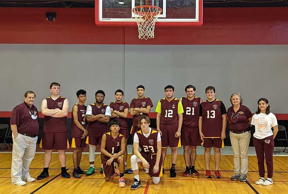 St Cloud High Schools Unified Special Olympics Basketball Team Heads