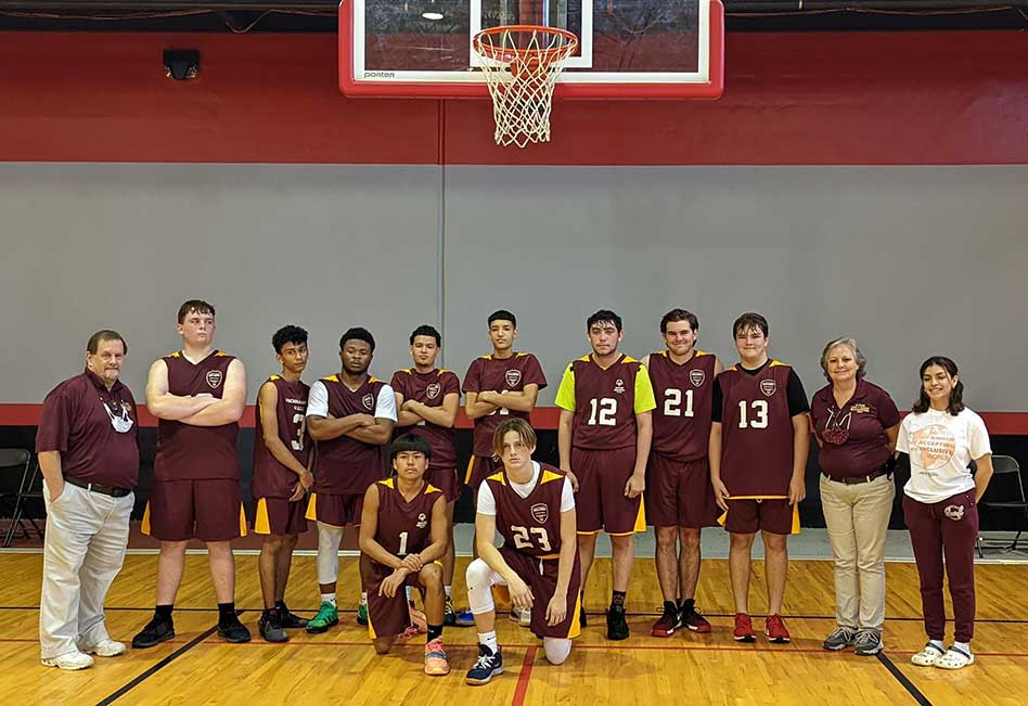 St. Cloud High School’s Unified Special Olympics Basketball Team Heads