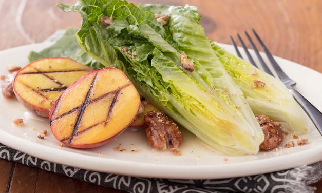 Positively Delicious Peach Perfection: Grilled Florida Peach Salad