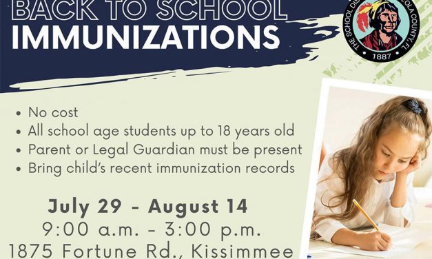 Back to School Immunizations