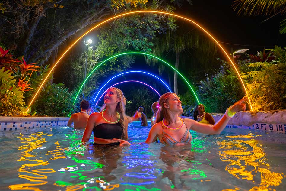 Dive Into Fun at Aquatica Orlando’s New AquaGlow: A Dazzling Neon Nighttime Swim Party!