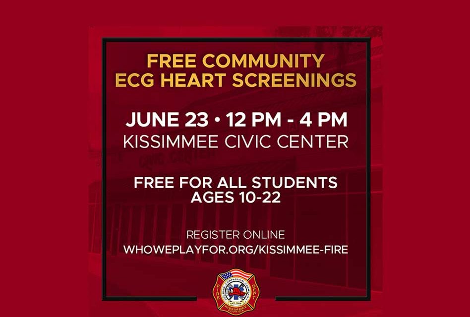 Kissimmee Fire Department to Host Free Heart Screenings to Protect Kissimmee Students’ Health