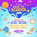 Kissimmee’s Annual Back to School Jam This Saturday at Chambers Park: Free School Supplies and Fun for Families